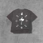 ER* Distressed Ballerina Black T-Shirt™