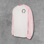 Typography Logo Pink & White Long Sleeve™