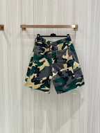 Black Cross Patch S*X Camo Shorts™