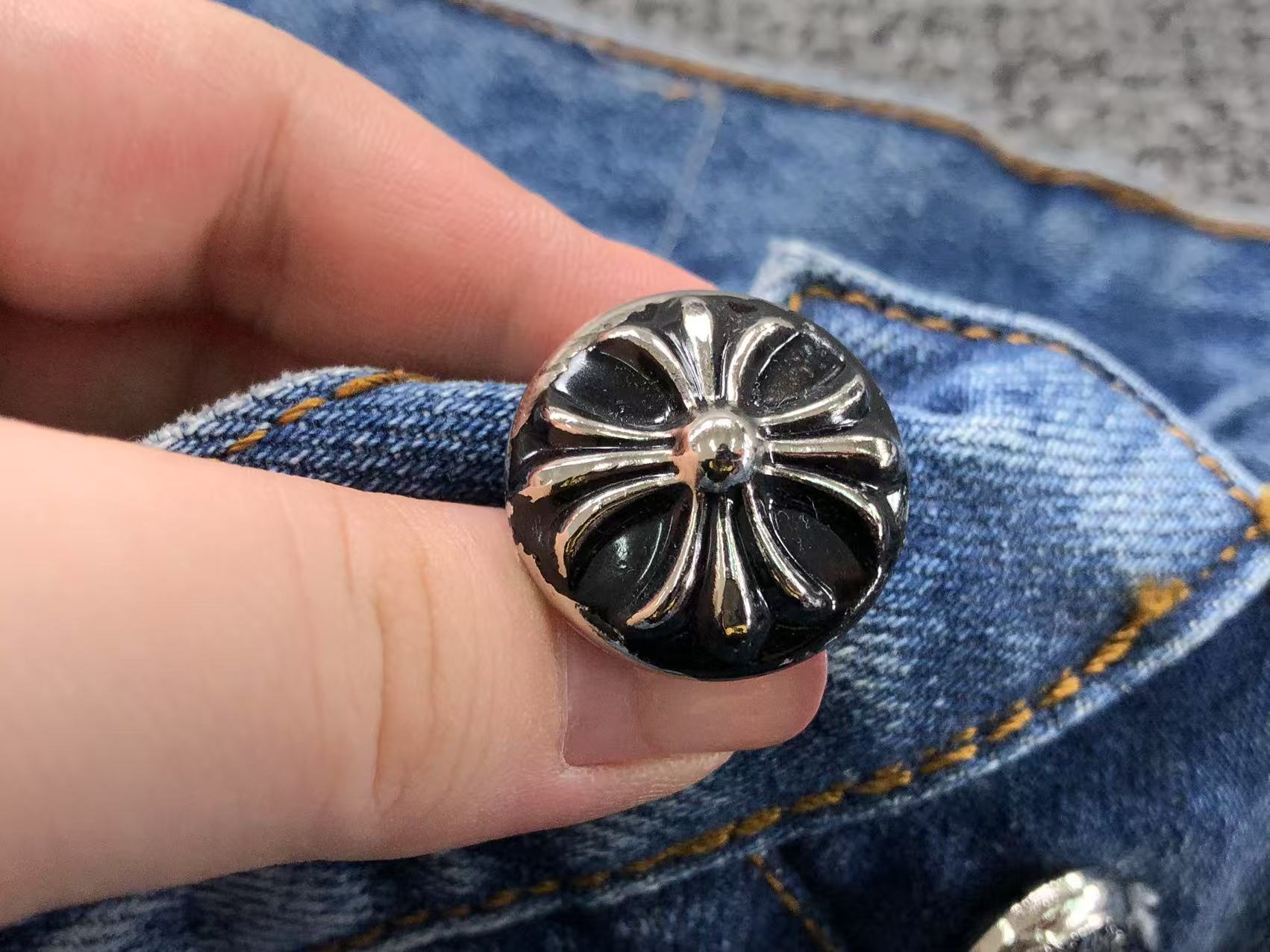 Pink Cross Patch Denim Jeans™