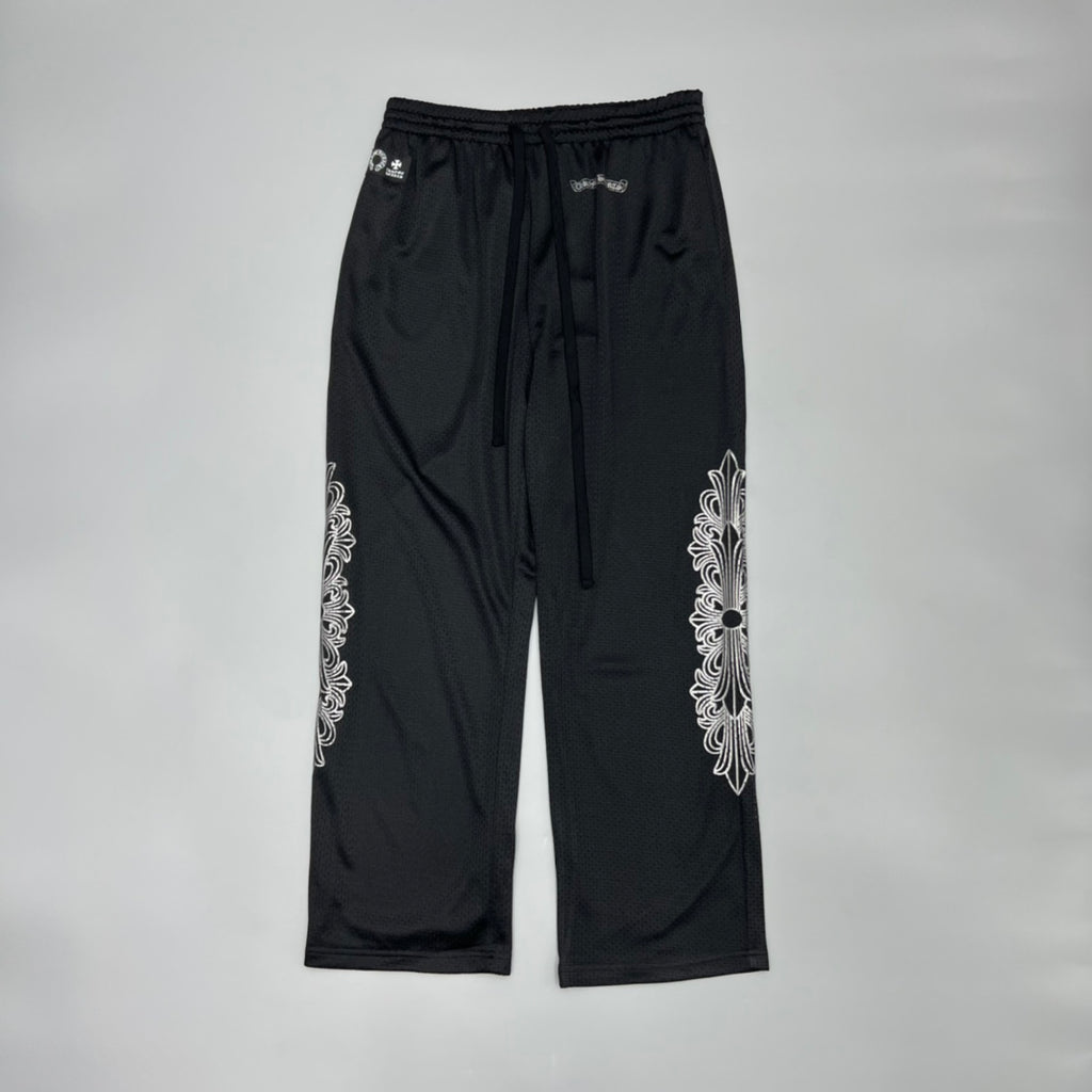 Black Mesh Sweatpants™