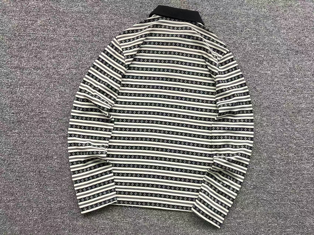 Mattyboy Cross Pattern Collar Longsleeve™