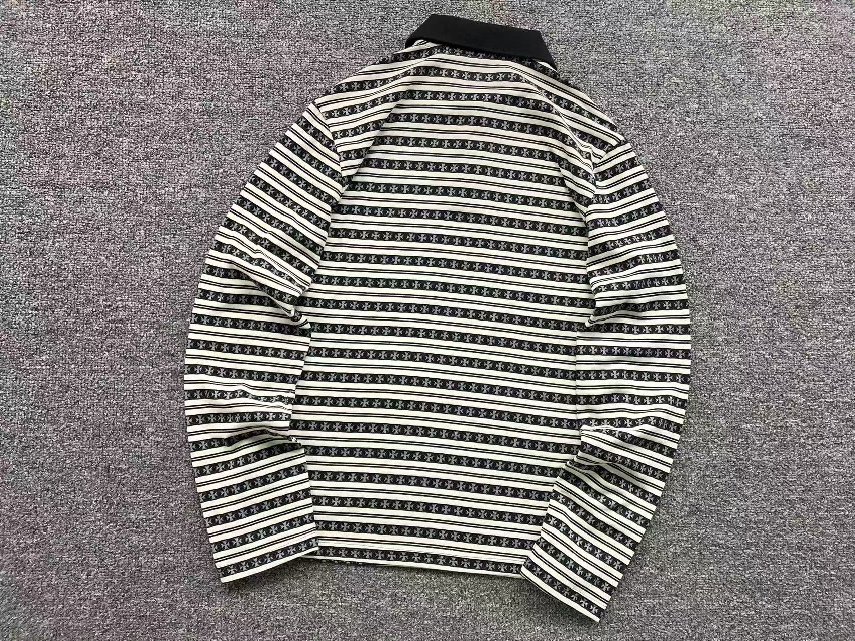 Mattyboy Cross Pattern Collar Longsleeve™