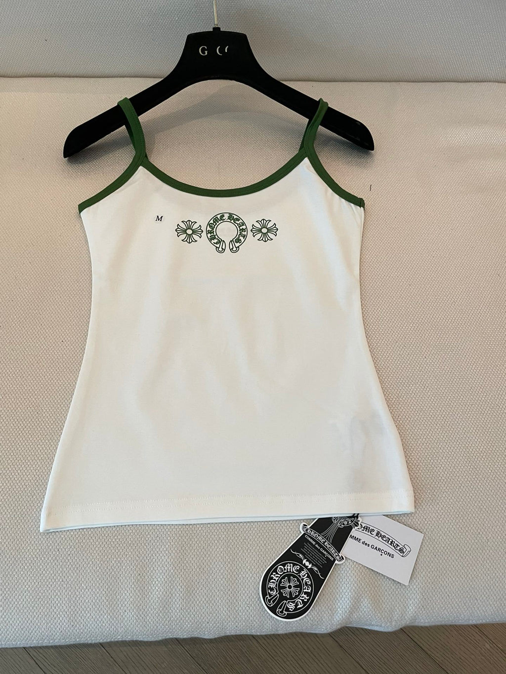 Green Horse Shoe Logo White Women's Tank Top™