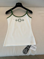 Green Horse Shoe Logo White Women's Tank Top™
