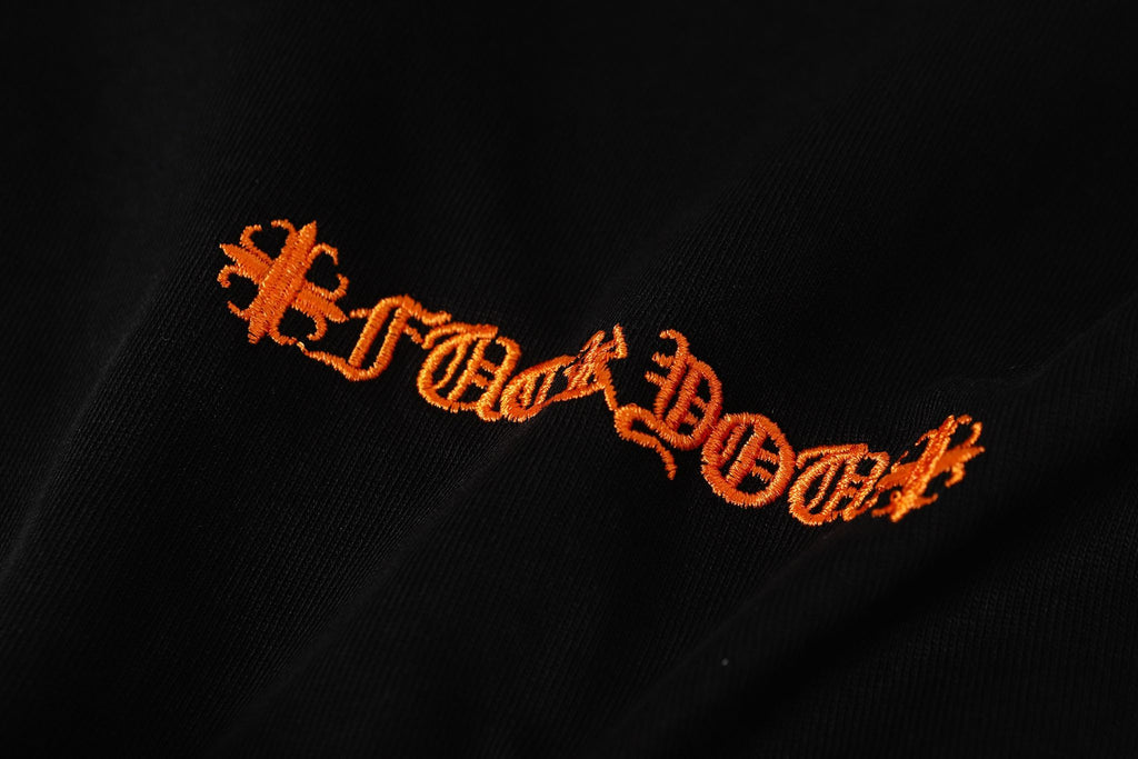 Multi Color Leather Triple Cross F You Black T-Shirt™