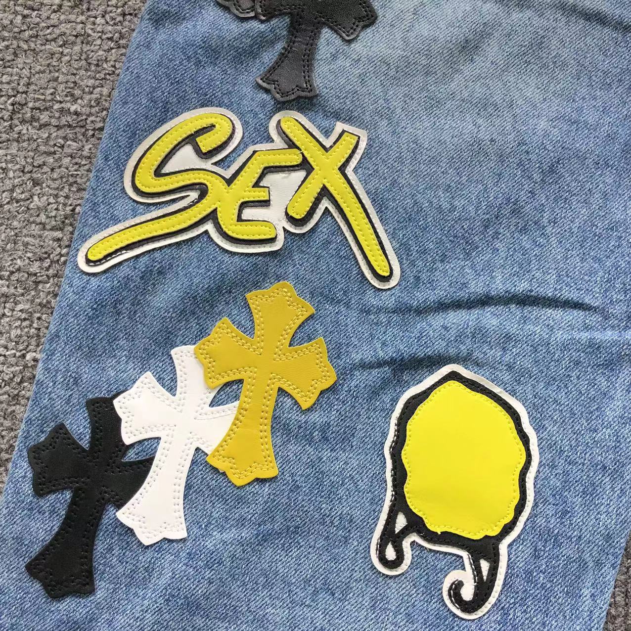 Mattyboy Cross Patch Denim Jeans™