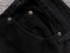 Purple & Leopard Cross Patch Black Jeans™