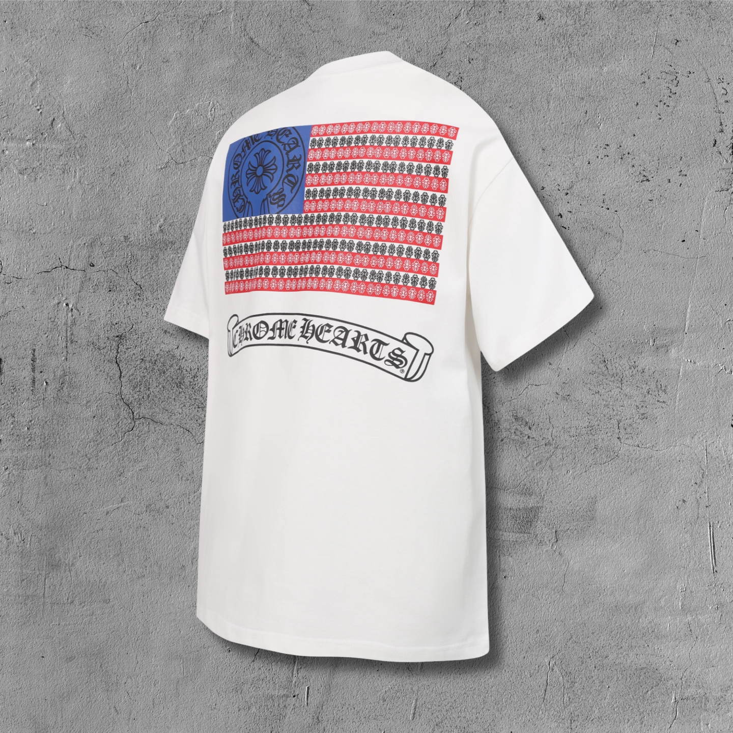 USA Flag Graphic White T-Shirt™