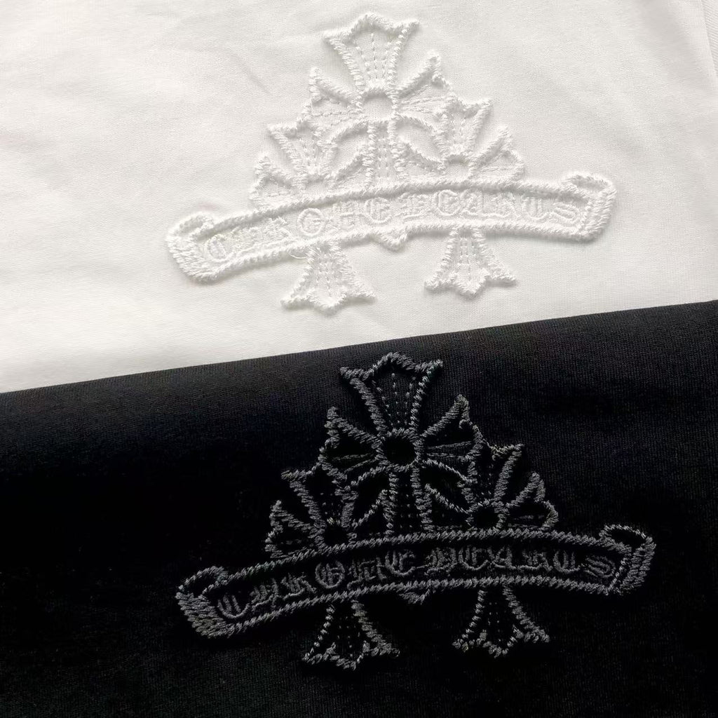 Triple Cross Typography Logo T-Shirt™