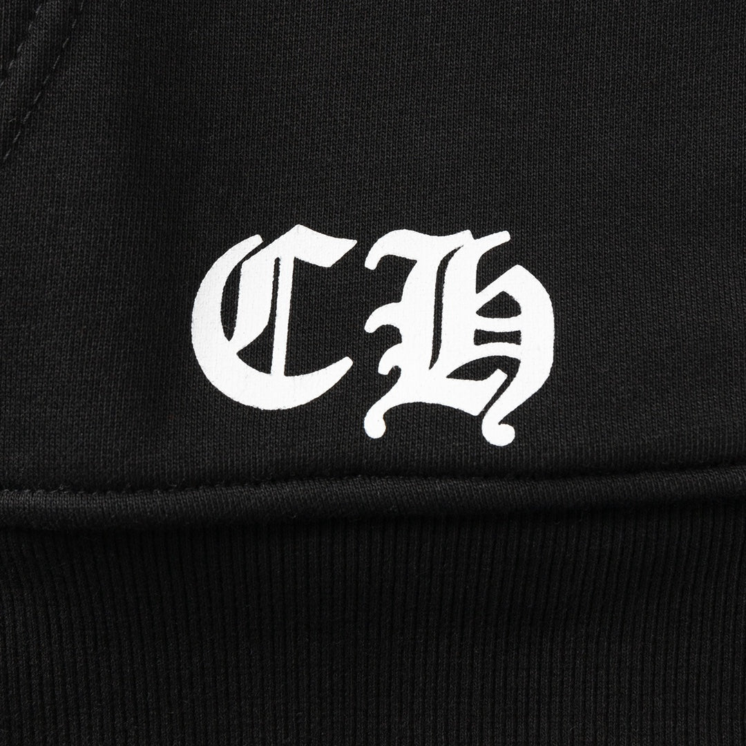 Multicross Typography Logo Black Full Zip Hoodie™