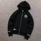 Horseshoe Los Angeles Black Full Zip Hoodie™