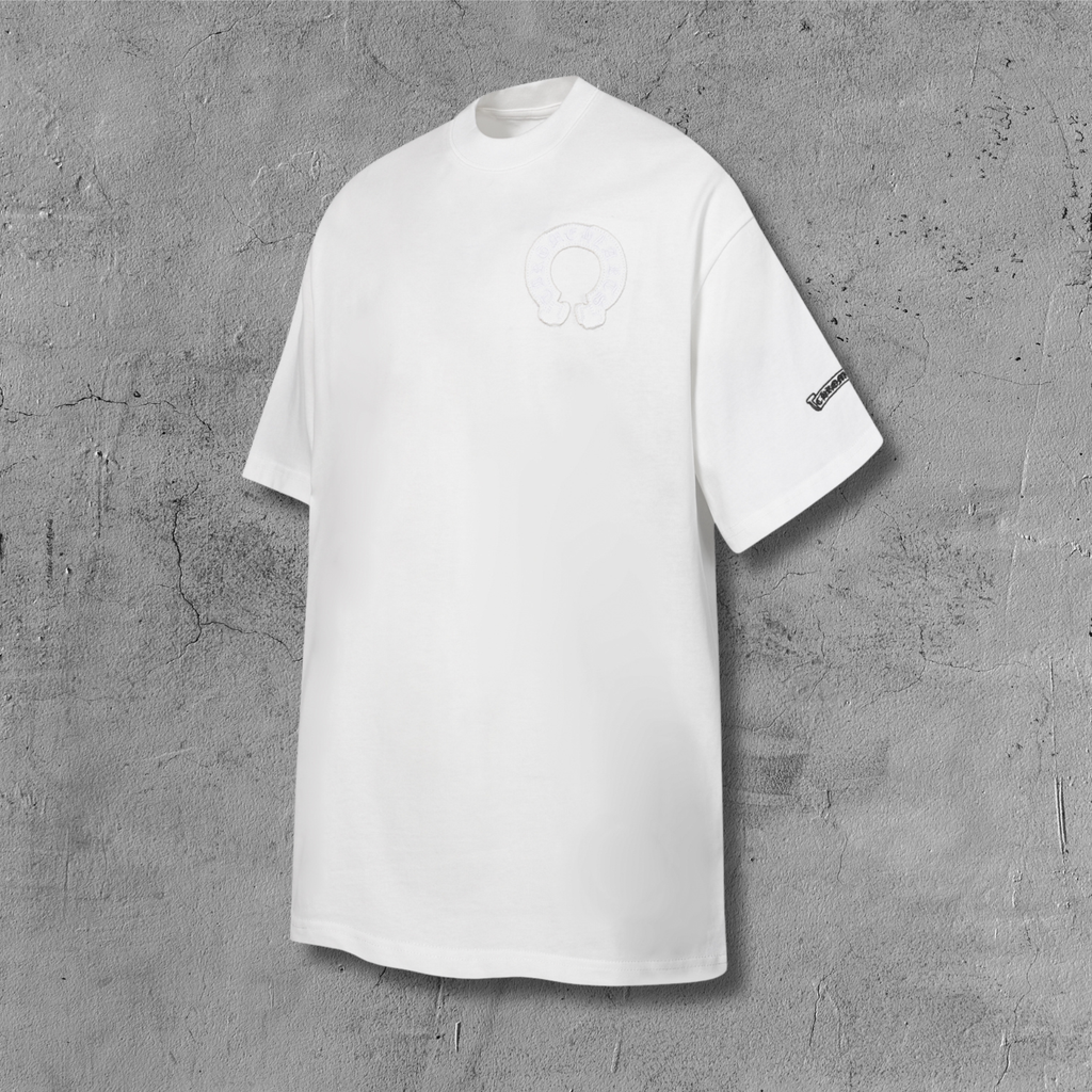 Tonal Horseshoe White T-Shirt™