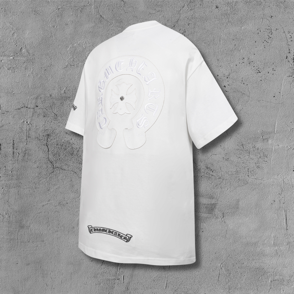 Tonal Horseshoe White T-Shirt™