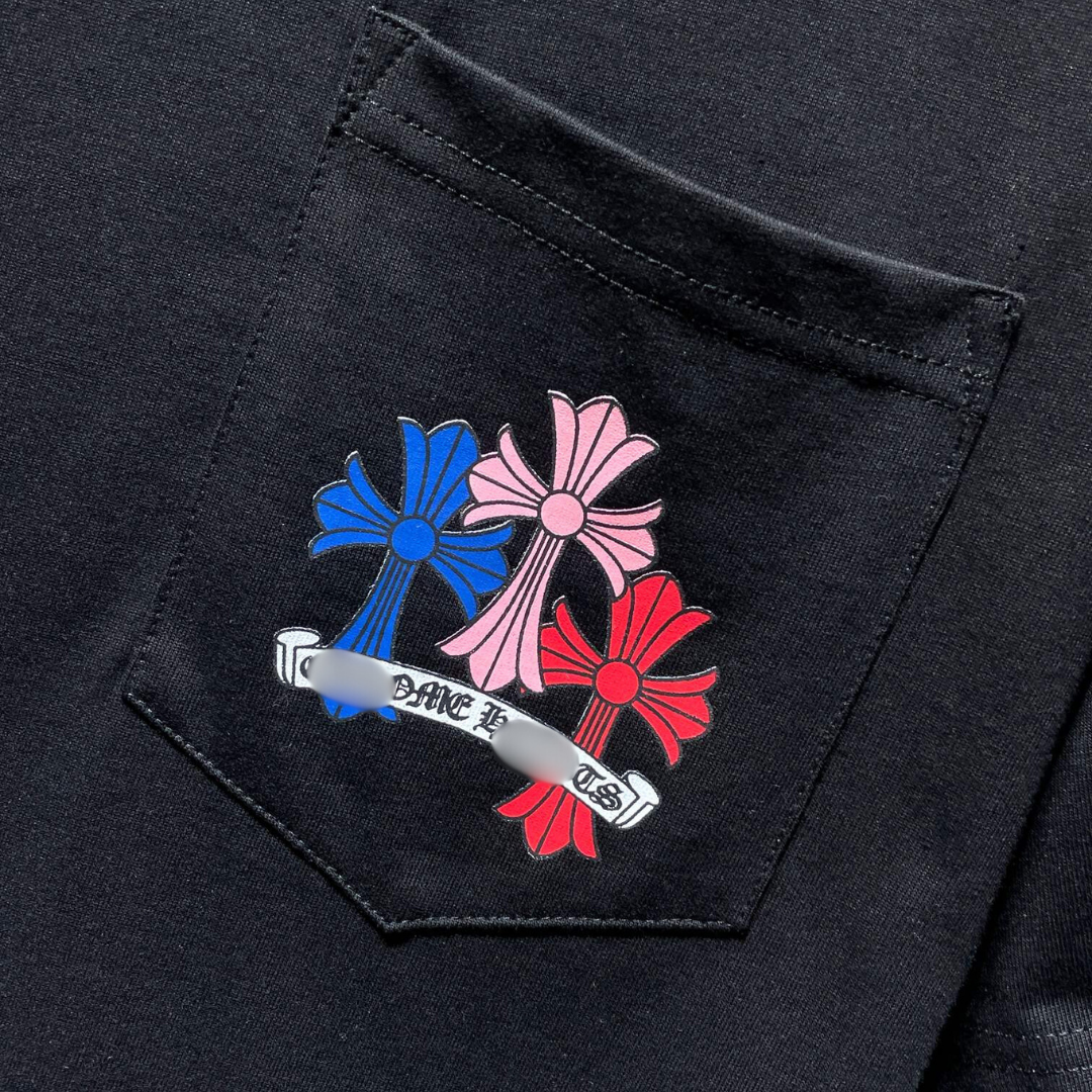 Multicolor Crosses Black T-Shirt™