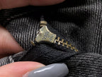 Black & White Cross Patch Fleurknee Dark Grey Jeans™