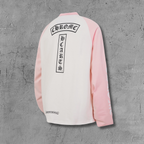 Typography Logo Pink & White Long Sleeve™