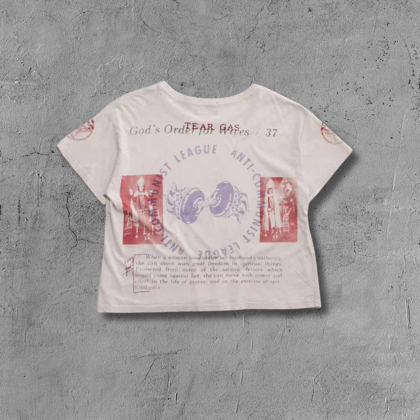 ER* Anti-Communist League White T-Shirt™