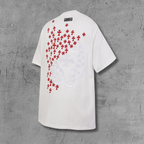 Red Cross Scatter White T-Shirt™