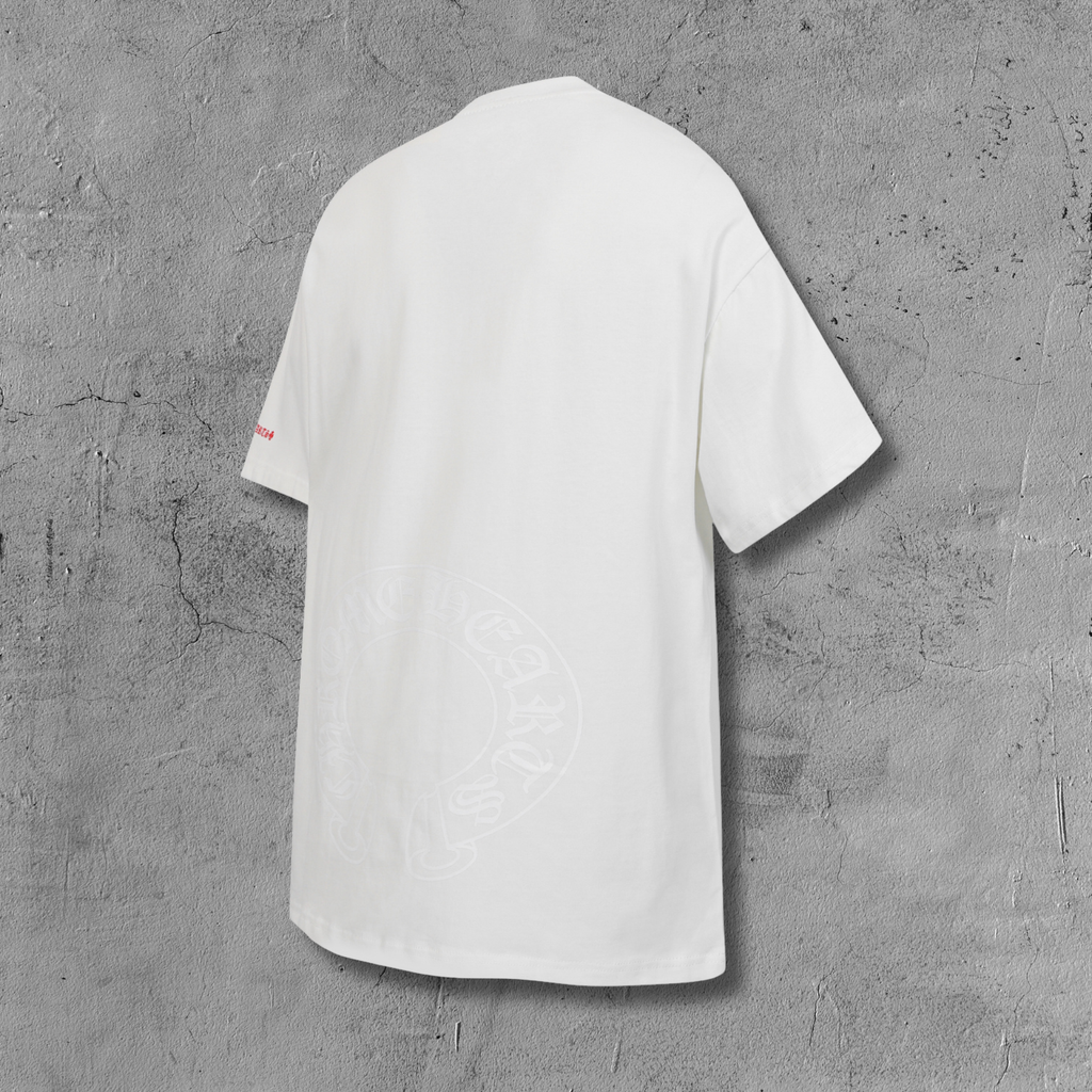 Red Pocket Logo White T-Shirt™