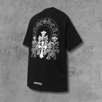 Cemetery Cross Patch Black T-Shirt™