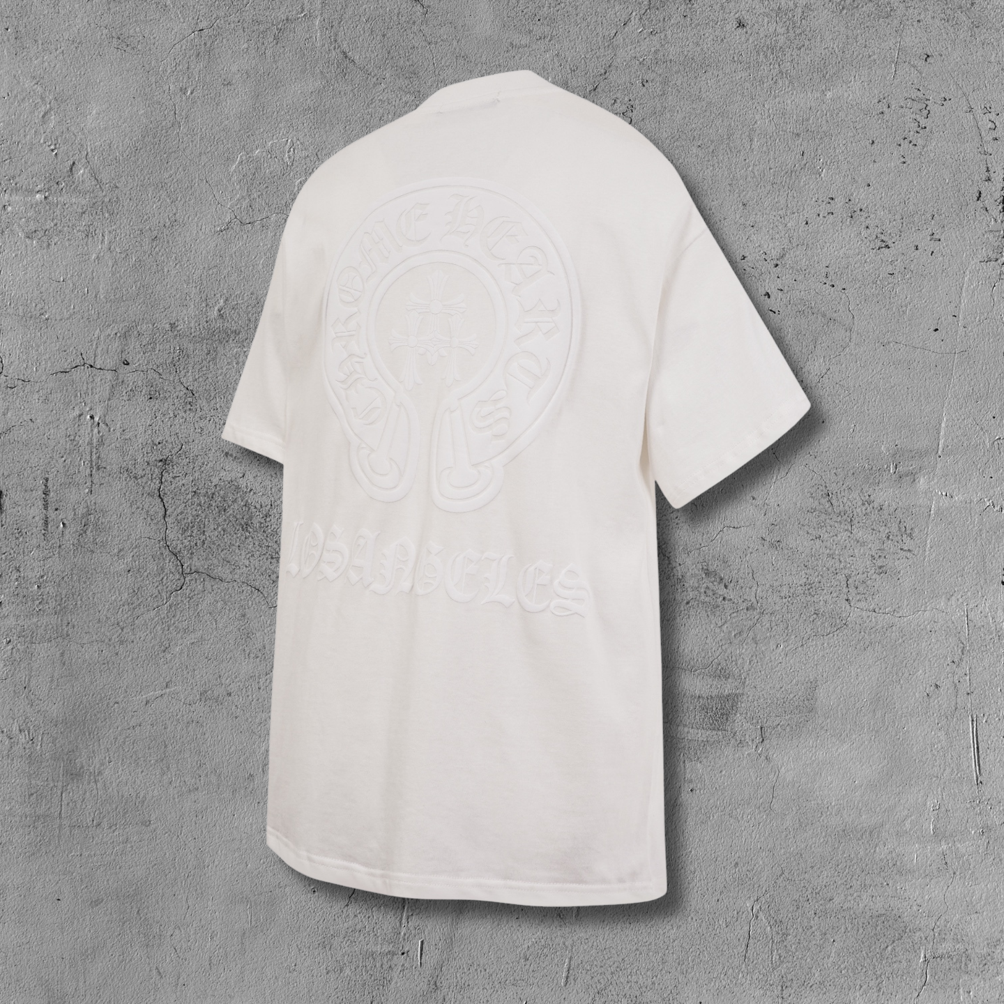 Triple Cross Horseshoe Los Angeles White T-Shirt™