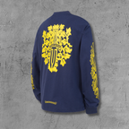 Yellow Dagger Crest Navy Long Sleeve™