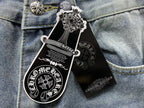Black & White Cluster Cross Patch Denim Jeans™