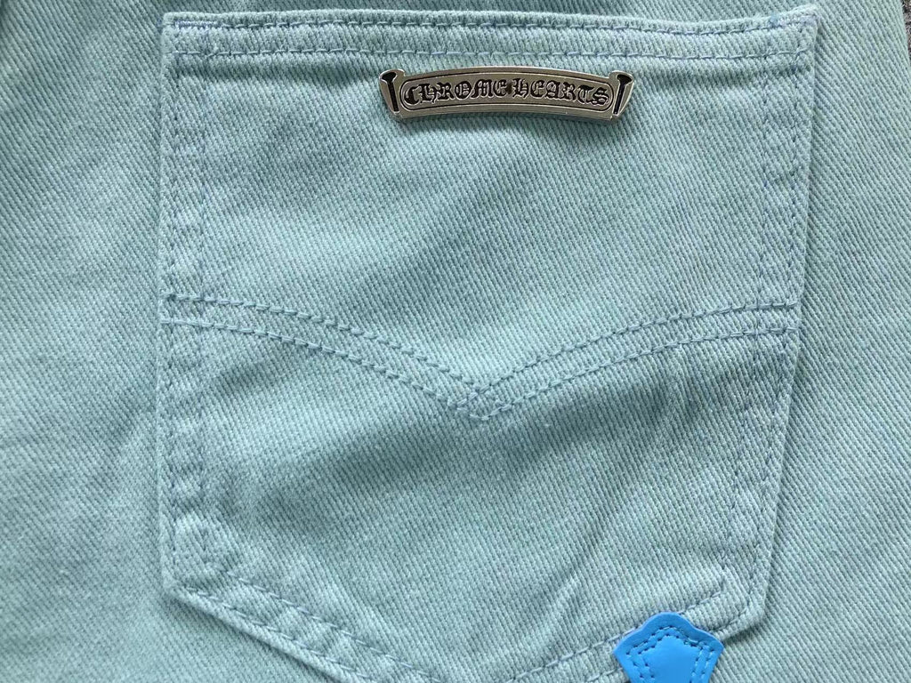 Ice Blue Cross Patch Denim Jeans™