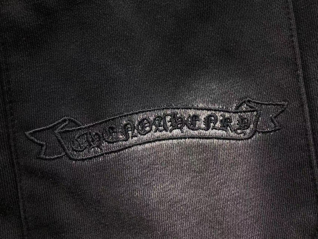 Faded Fabric Black Sweatshorts™