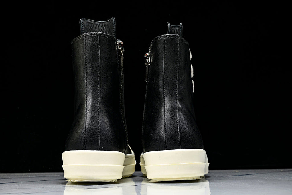 Jumbo Laced High "Black Milk Leather"