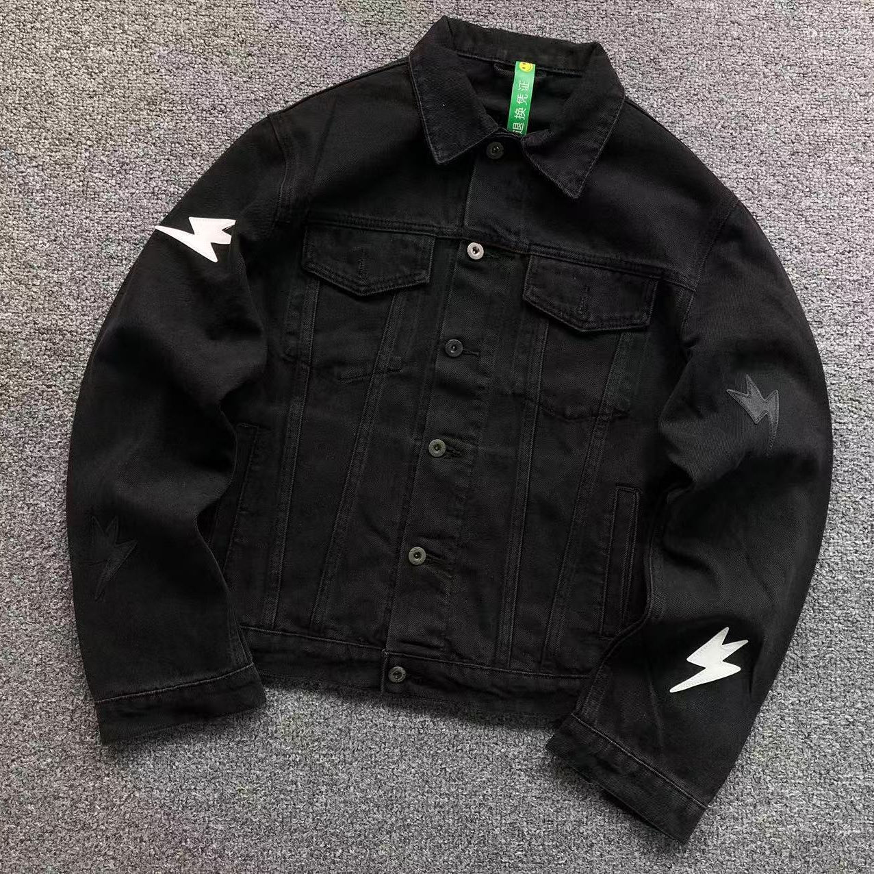 Lightning Bolt Patch Denim Jacket™