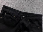 Purple & Leopard Cross Patch Black Jeans™