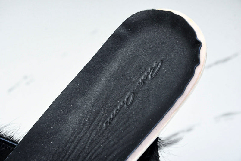 Strobe Low Sneakers "Black Cow Fur"