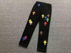 Multicolor Cross Patch Black Jeans™