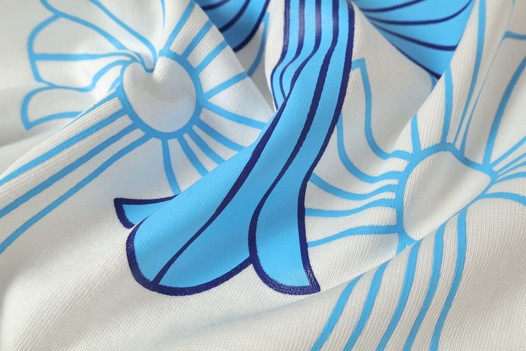 Blue Triple Cross White T-Shirt™