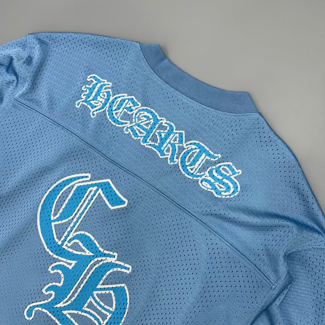 Light Blue Mesh Longsleeve Hockey Jersey™