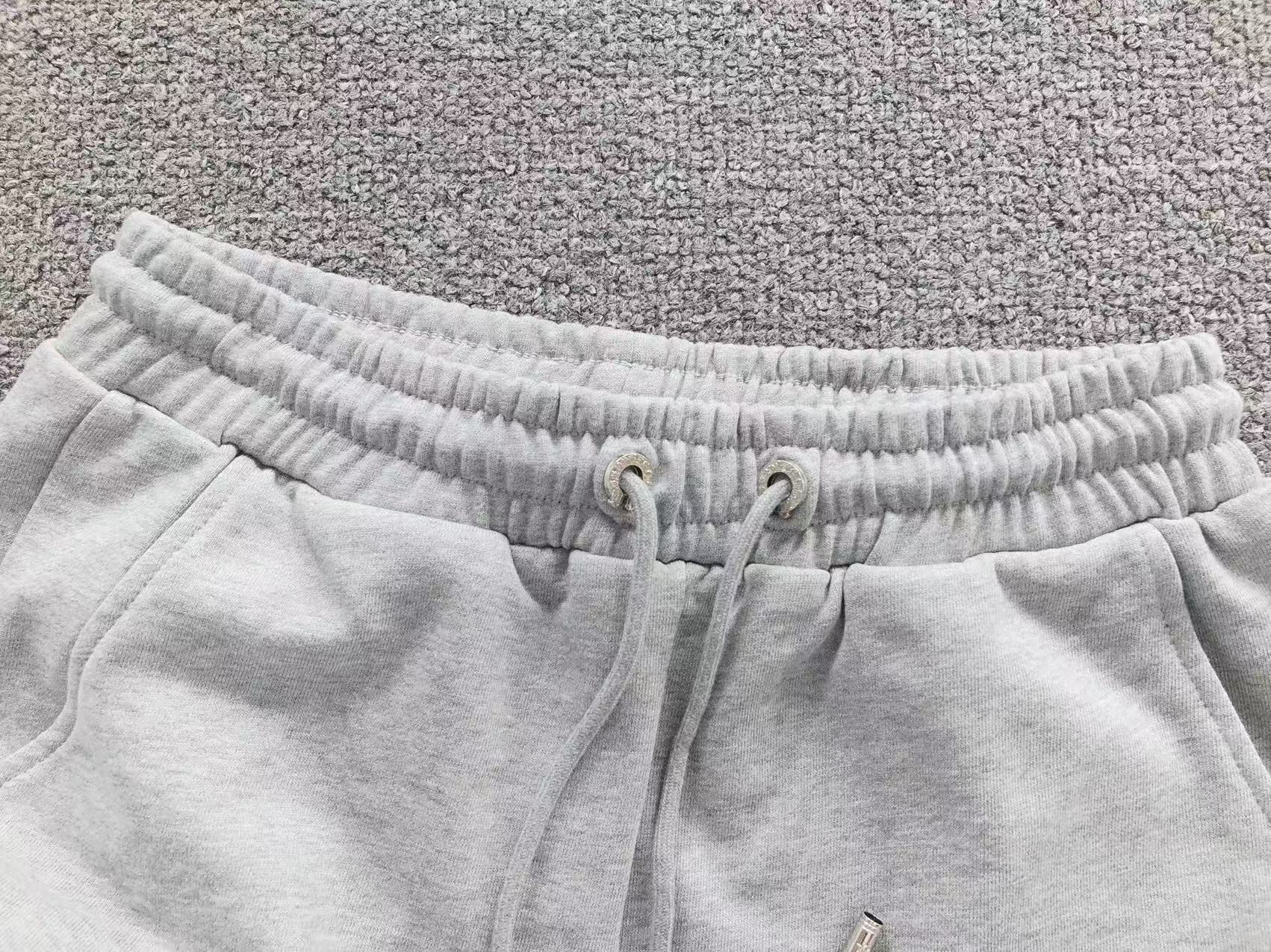 Torn Fabric Cross Grey Sweatshorts™