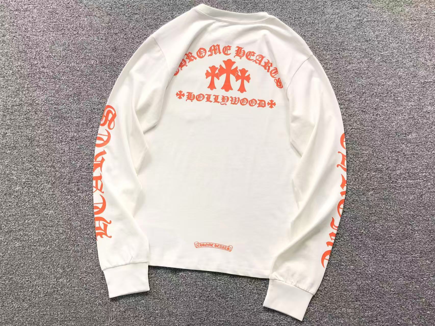Hollywood Orange Triple Cross White/Black Long Sleeve™