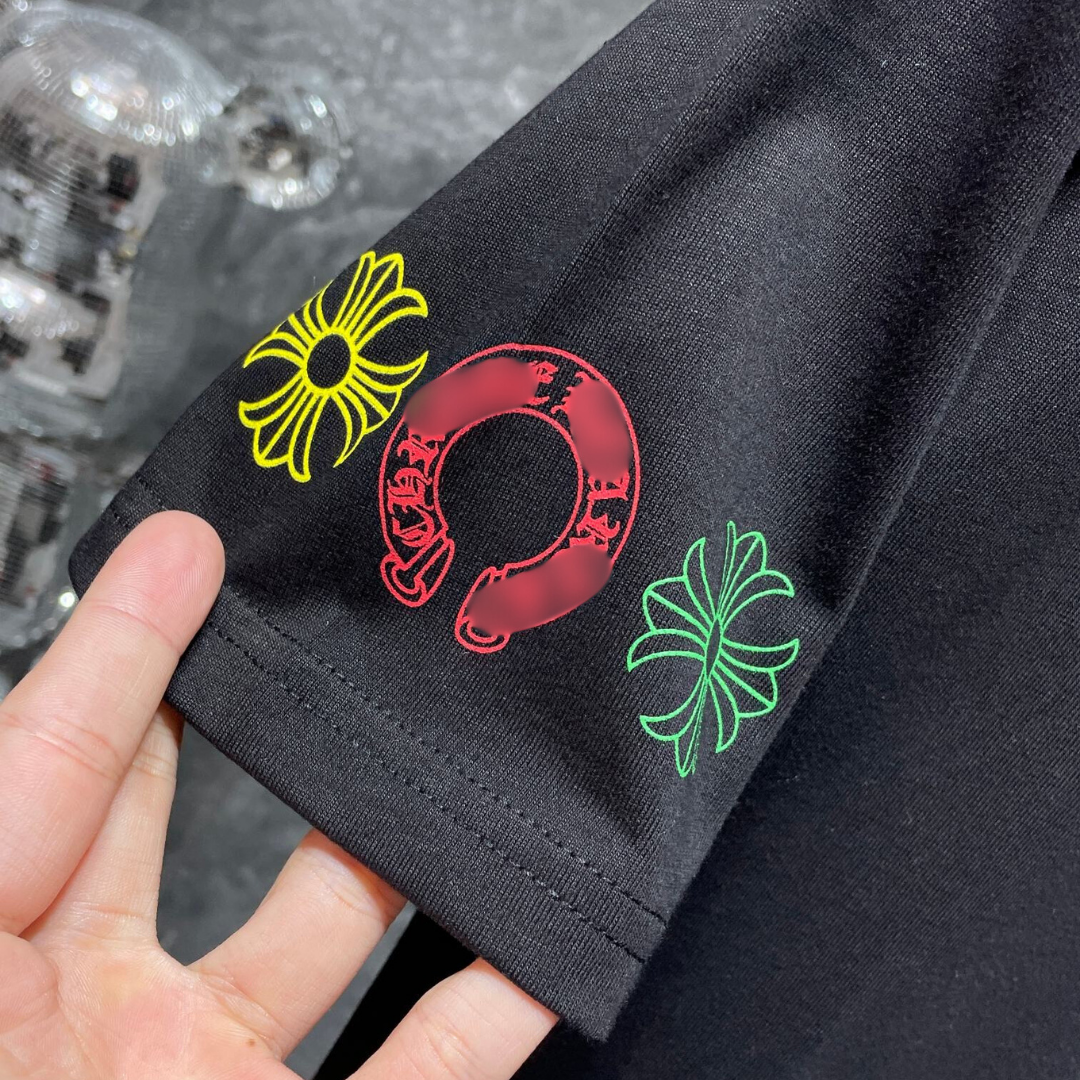 Multicolor Crosses Black T-Shirt™