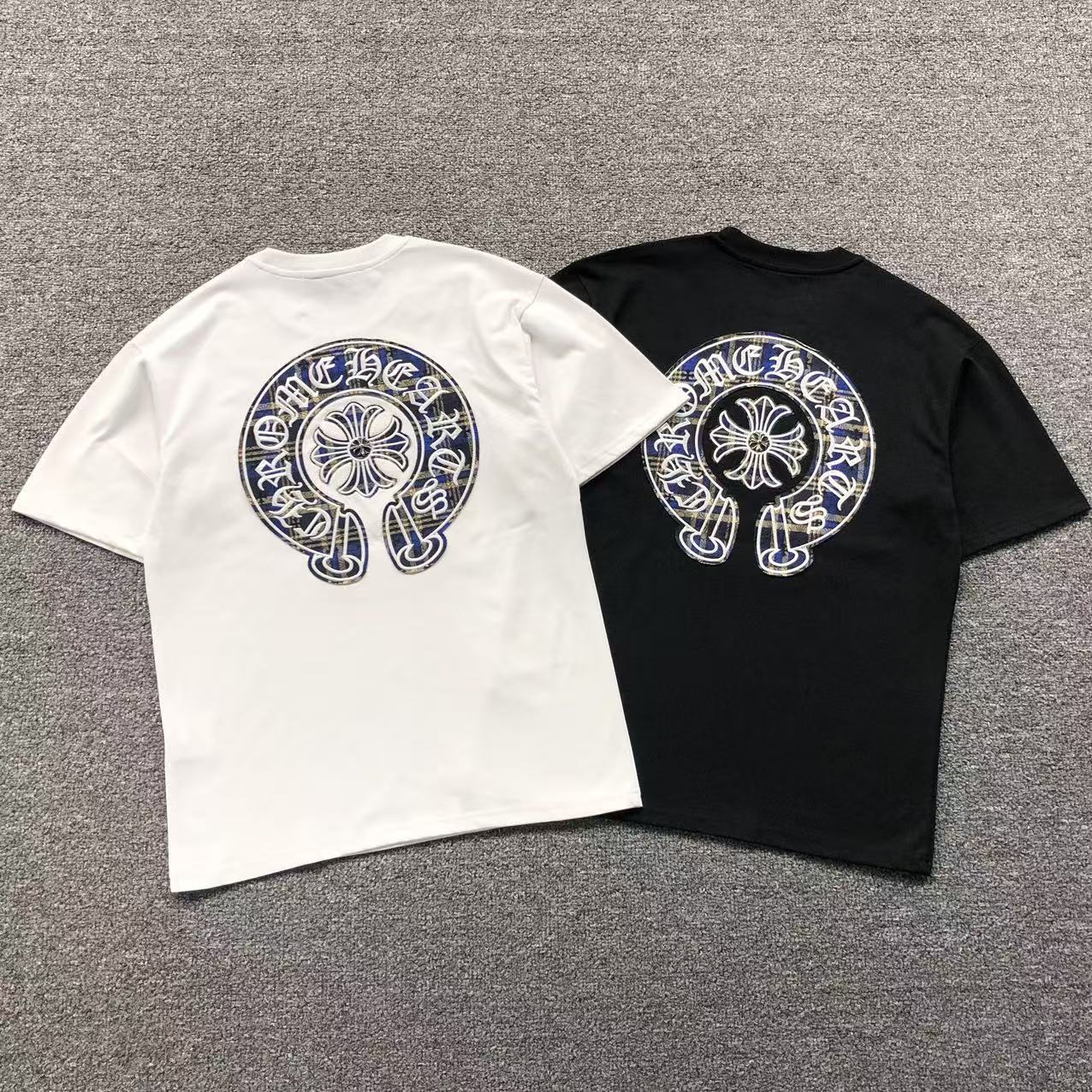 Checkered Horseshoe Logo T-Shirt™