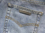 Mixed Blue & White Cross Patch Light Denim Jeans™