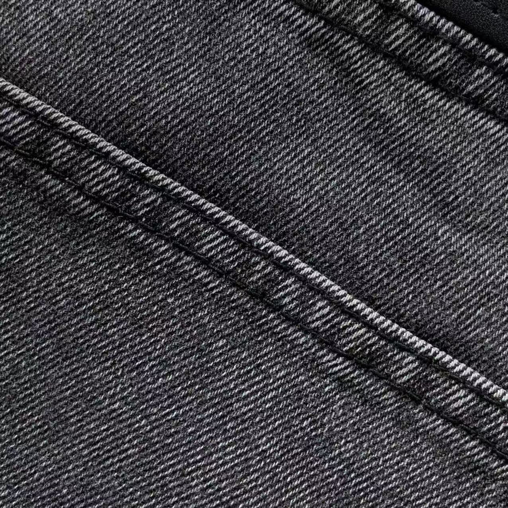Black Cross Patch Two-Tone Grey Jeans™