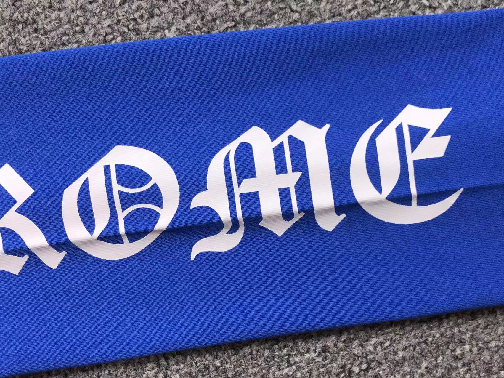 Blue Sleeve Horse Shoe Logo White Longsleeve™