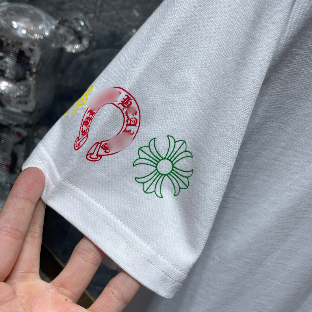 Multicolor Crosses White T-Shirt™