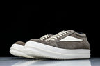 Vintage Low "Grey Dust Milk" Suede Sneakers