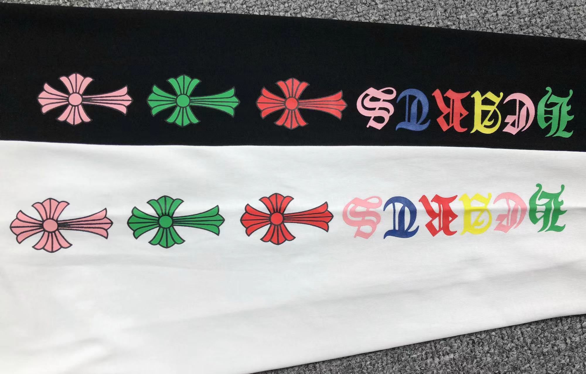 Multicolor Crosses White/Black Long Sleeve™