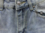 Black & White Cluster Cross Patch Denim Jeans™