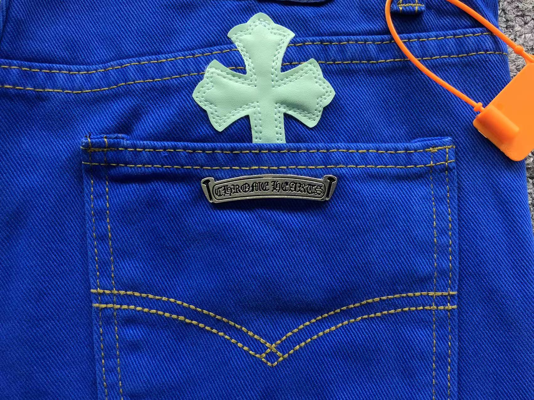 Blue Cross Patch Blue Denim Jeans™
