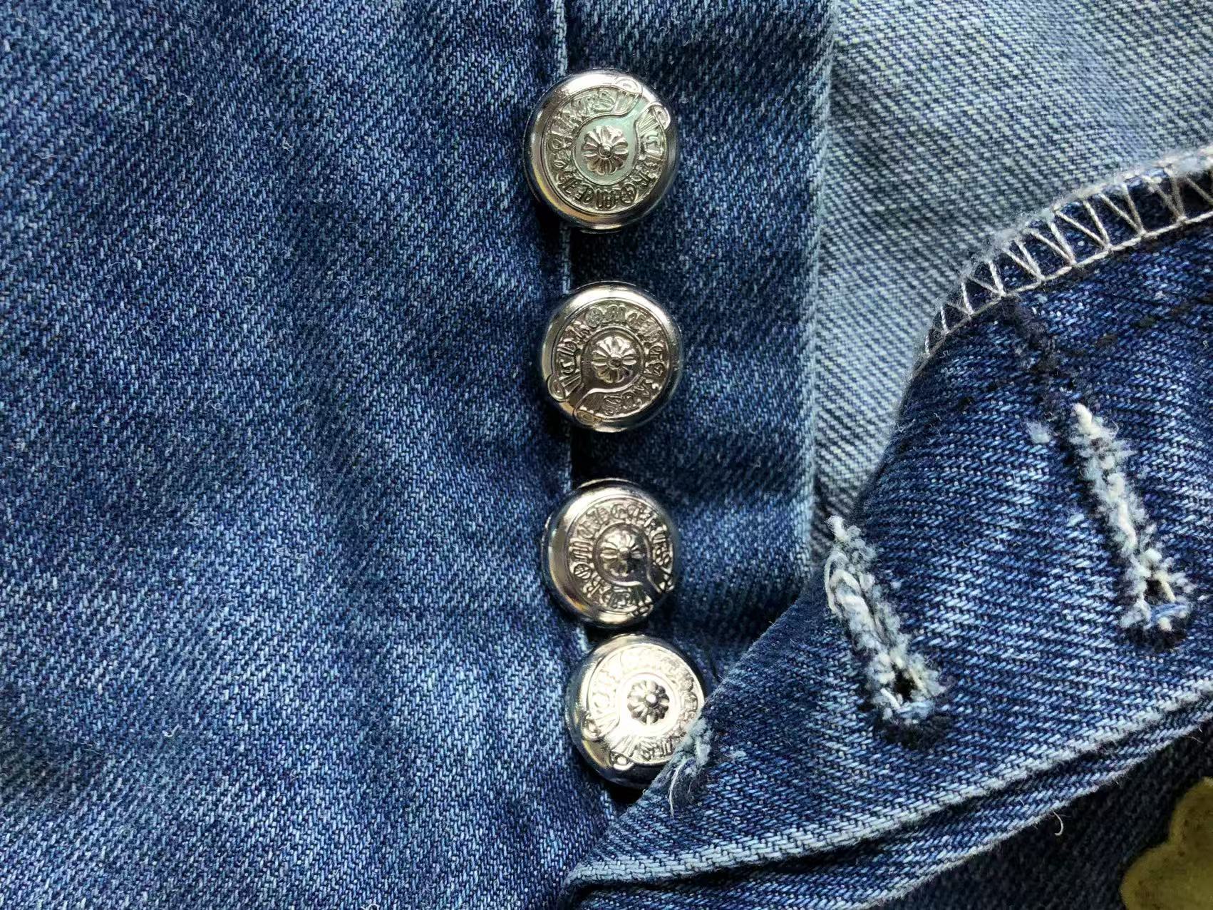 Multcolor Cross Patch Denim Jeans™